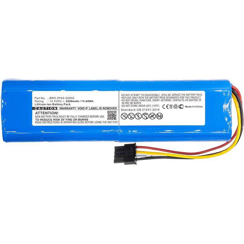 Battery for Xiaomi Vacuum - 74.9Wh 14.4V Li-ion 5200mAh - XIAOMI Mi RoboMijia, Roborock S50 - Warranty: 12M-0