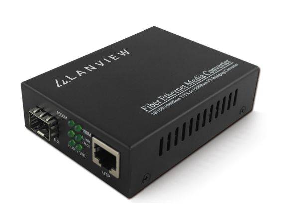 Lanview LVN-MED-SFP-1000BASE-X 10/100/1000Base-T RJ45 to-0