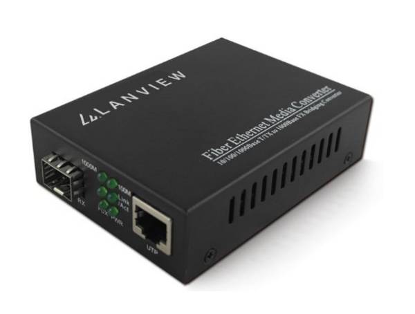 Lanview LVN-MED-SFP-1000BASE-X 10/100/1000Base-T RJ45 to