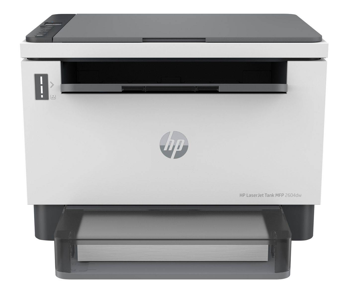 HP LaserJet Tank 2604dw Wireless Multifunction Bianco e nero Stampante, Fotocopiatrice, scanner; Fronte/retro-0