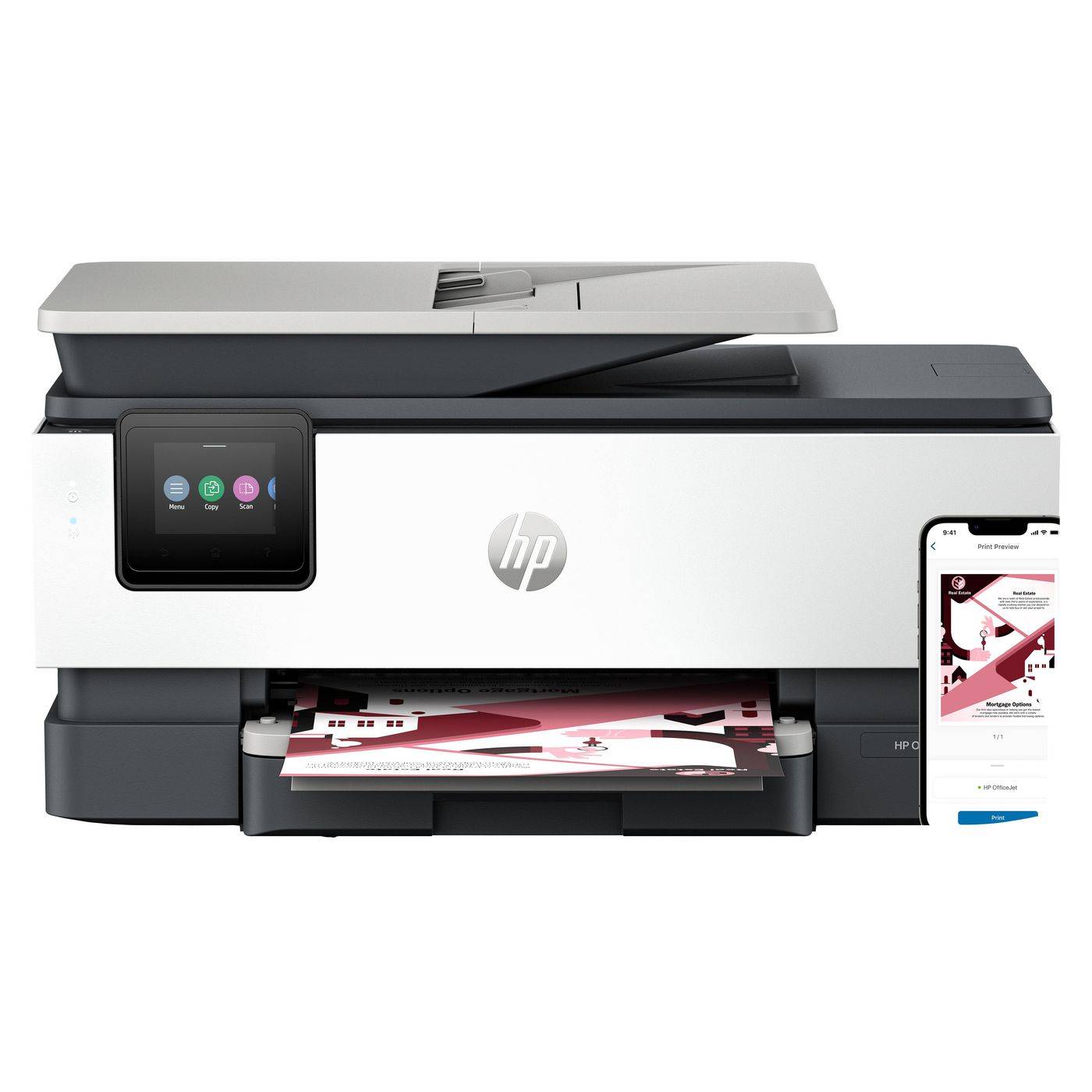 HP Officejet Pro 8122e 3in1 - Multifunktionsdrucker 30EUR Cashback, Drucken, Kopieren, Scannen, Farbe, inkl. 3 Monate Inst