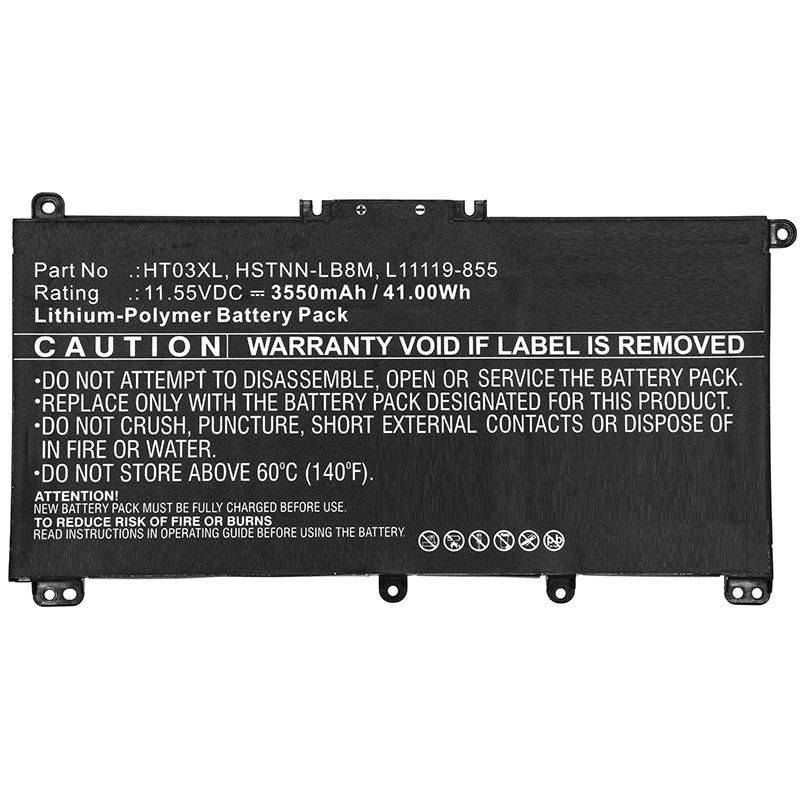 Batteria di ricambio CoreParts MBXHP-BA0171 11.4 V HP-0