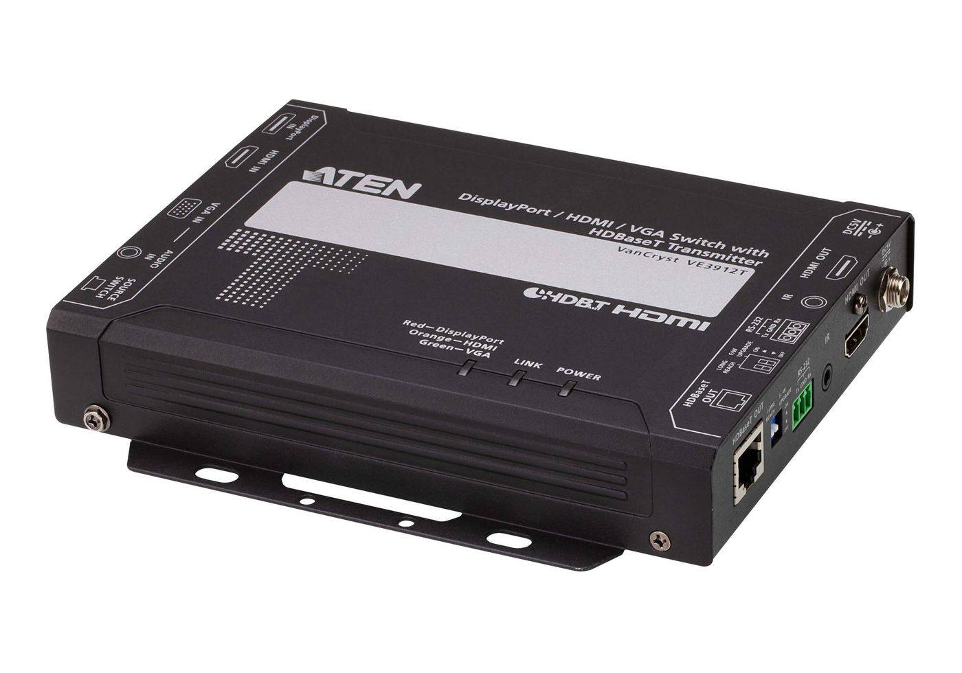 Aten Switch DisplayPort / HDMI / VGA con trasmettitore HDBaseT-0
