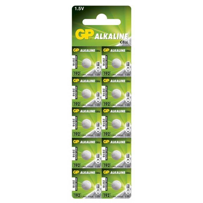 Blister 10 Batterie Alcaline Specialistiche LR41-0