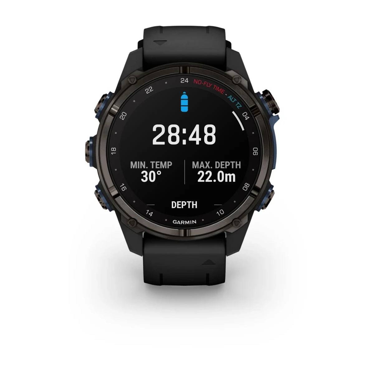 Garmin Descent Mk3i 43mm Smartwatch Titanio Grigio Dlc Cinturino Silicone-1