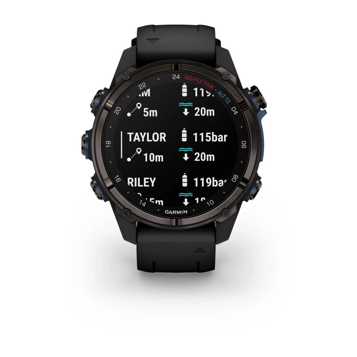 Garmin Descent Mk3i 43mm Smartwatch Titanio Grigio Dlc Cinturino Silicone-3