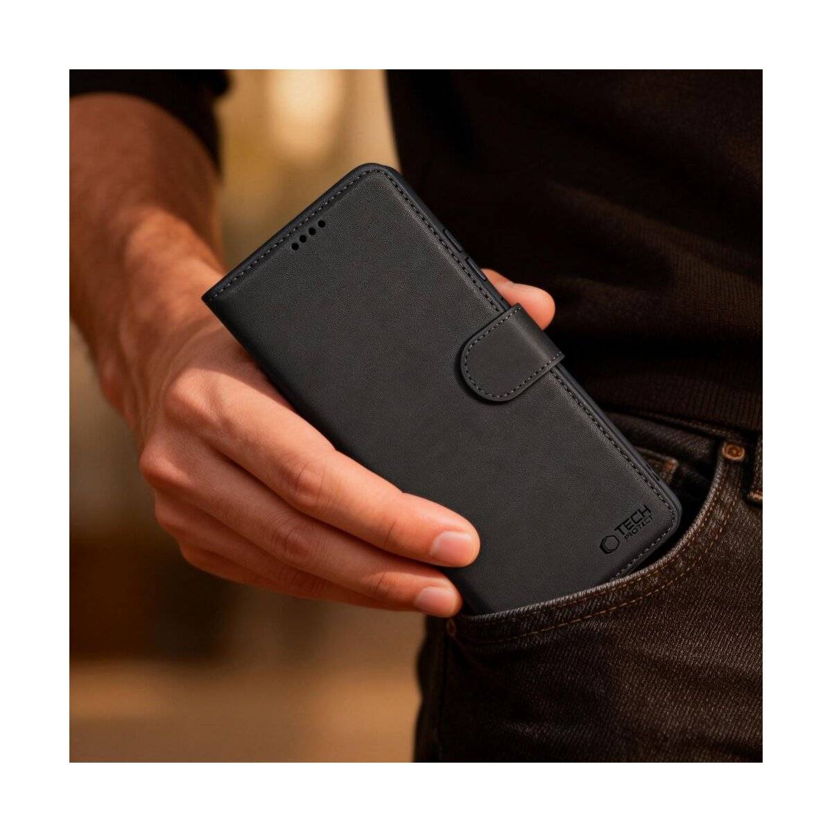 Custodia a portafoglio Tech-Protec per Samsung Galaxy S26 Plus - Nera-4