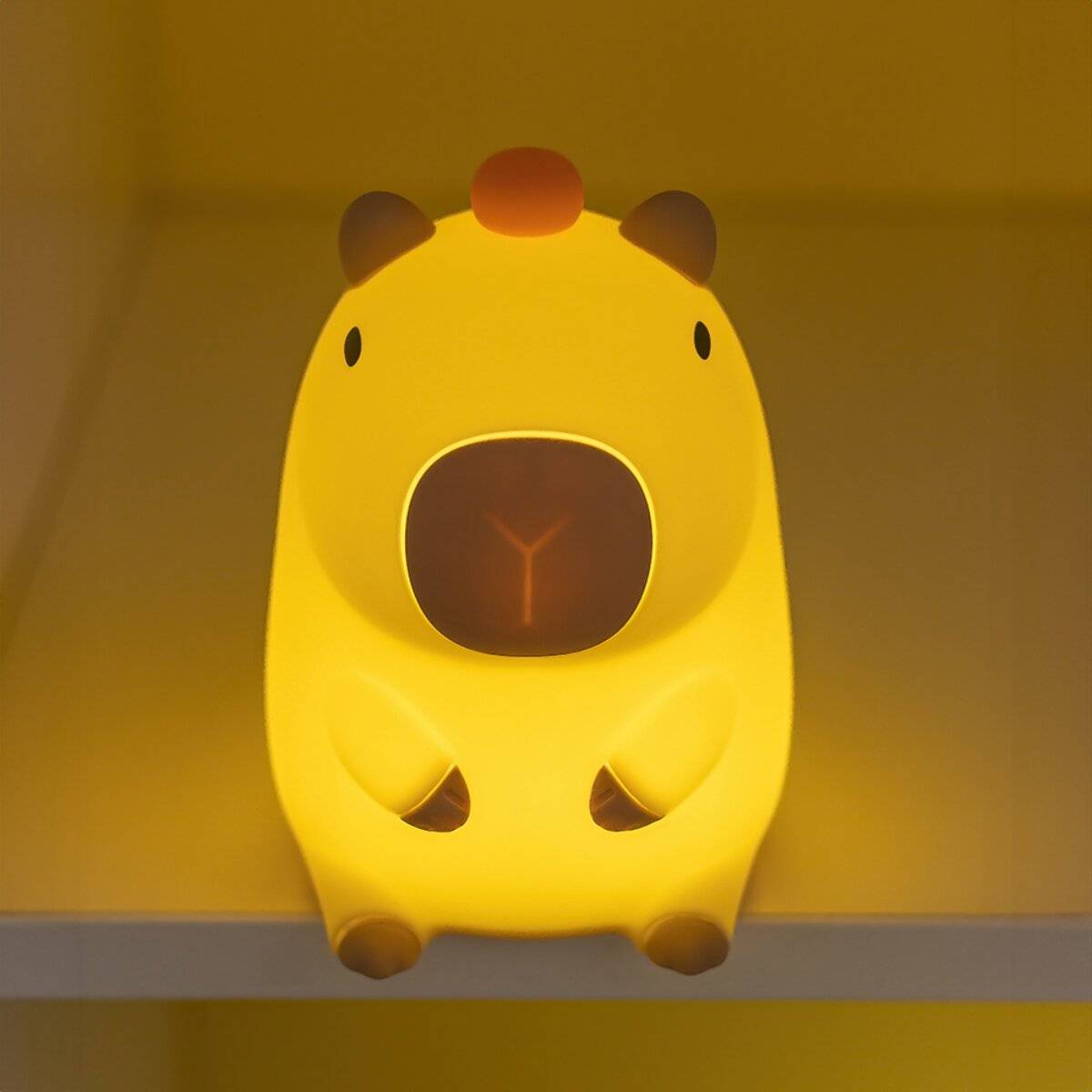 Forever Light FRIENDLY CAPYBARA FNL-12 Luce notturna a LED con batteria ricaricabile, bianco caldo-4