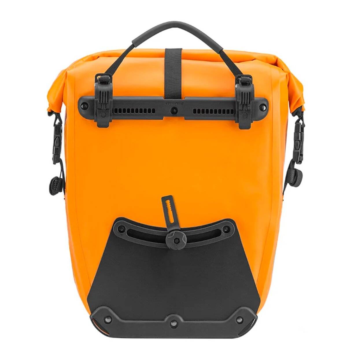 Borsa portabici impermeabile Rockbros con spazio di archiviazione variabile, arancione-2
