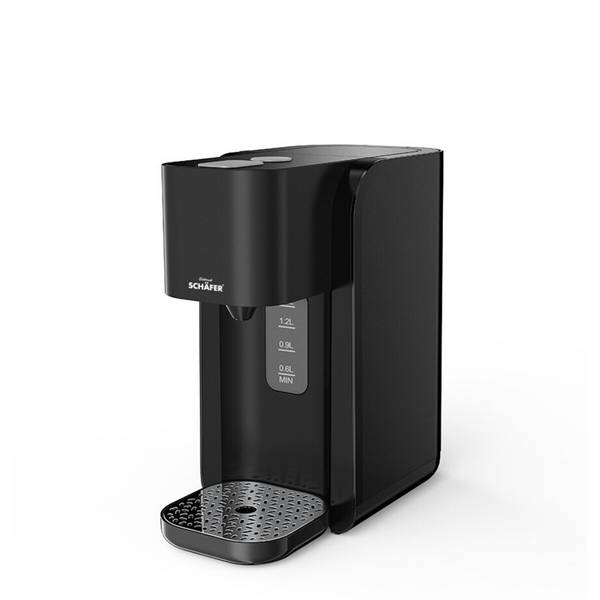 Erogatore di acqua calda 1,5 L 2200 W con indicatore del livello dell'acqua e protezione contro il funzionamento a secco