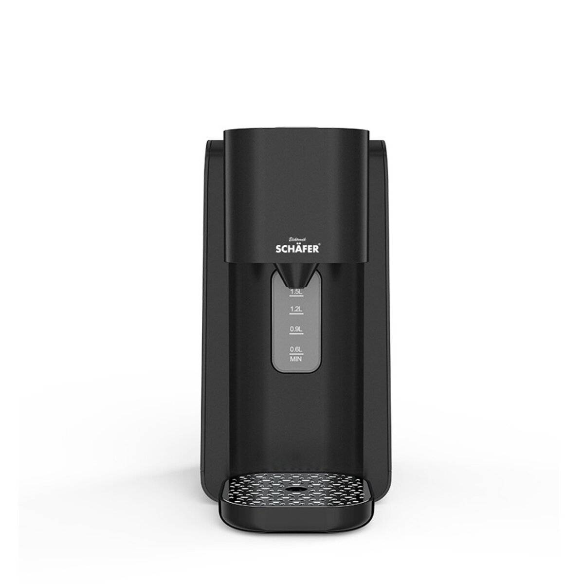 Erogatore di acqua calda 1,5 L 2200 W con indicatore del livello dell'acqua e protezione contro il funzionamento a secco-2