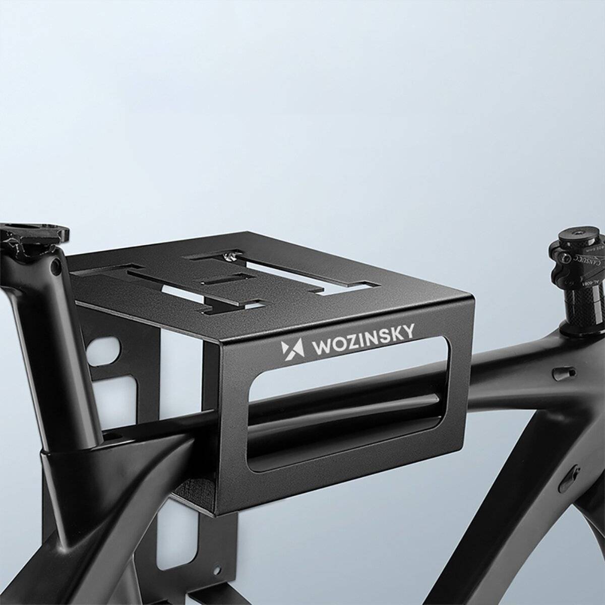 Supporto per bicicletta da parete Wozinsky WSW-01S con ganci per accessori, 25 kg, acciaio, nero-2