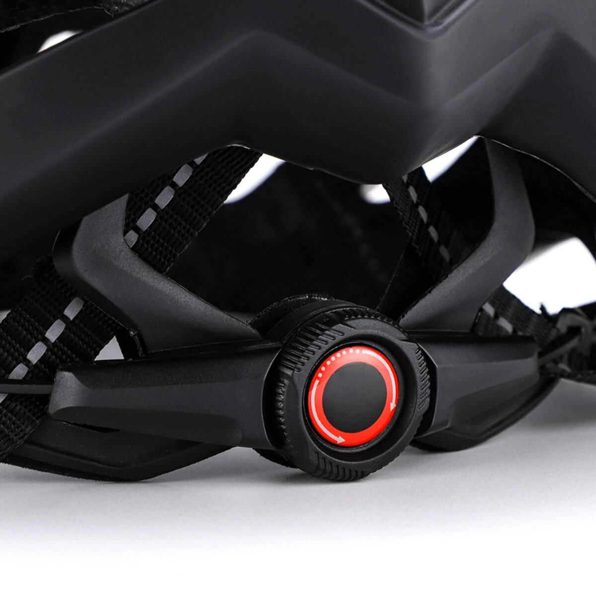 Casco da bicicletta Wozinsky MTB con luce posteriore USB, taglia L (57 x 62 cm), nero-1