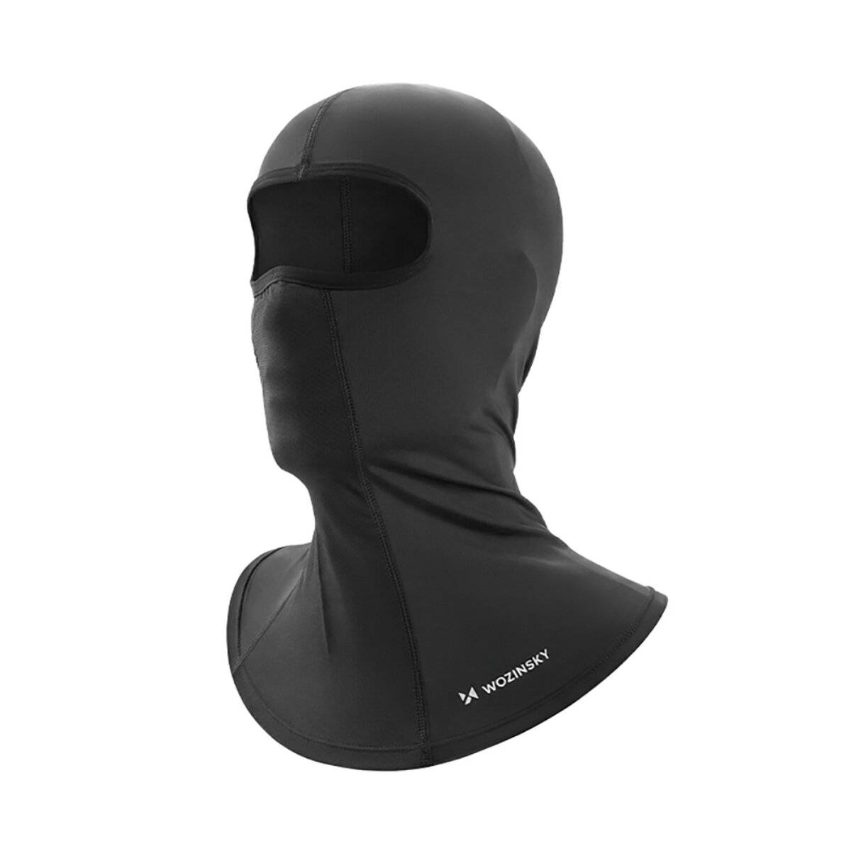 Wozinsky WKM-01B Passamontagna per Moto e Bicicletta, Traspirante, in Seta di Ghiaccio, Protezione UV e Polvere, Nero-0