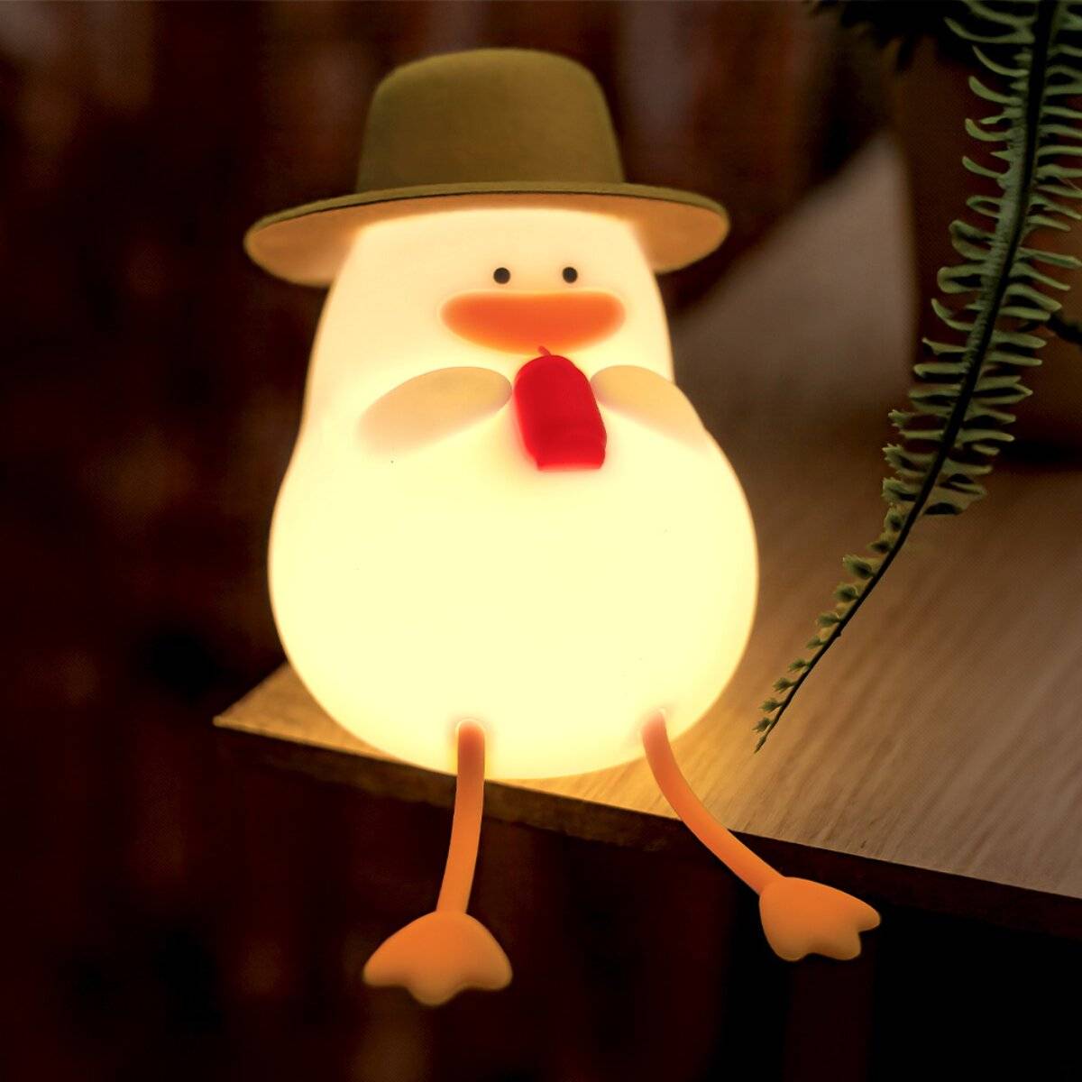 Forever Light SUMMER DUCK FNL-11 Luce notturna a LED con batteria ricaricabile, bianco caldo-1
