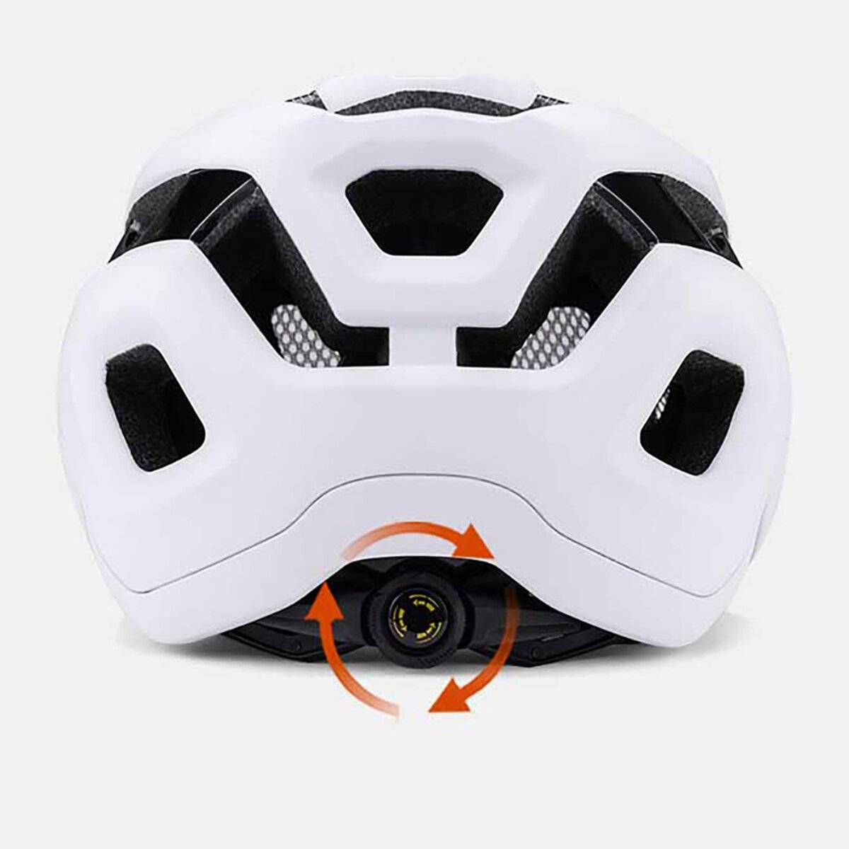 Casco da bicicletta Wozinsky MTB, taglia L (57 x 62 cm), leggero con ventilazione, nero e bianco-3