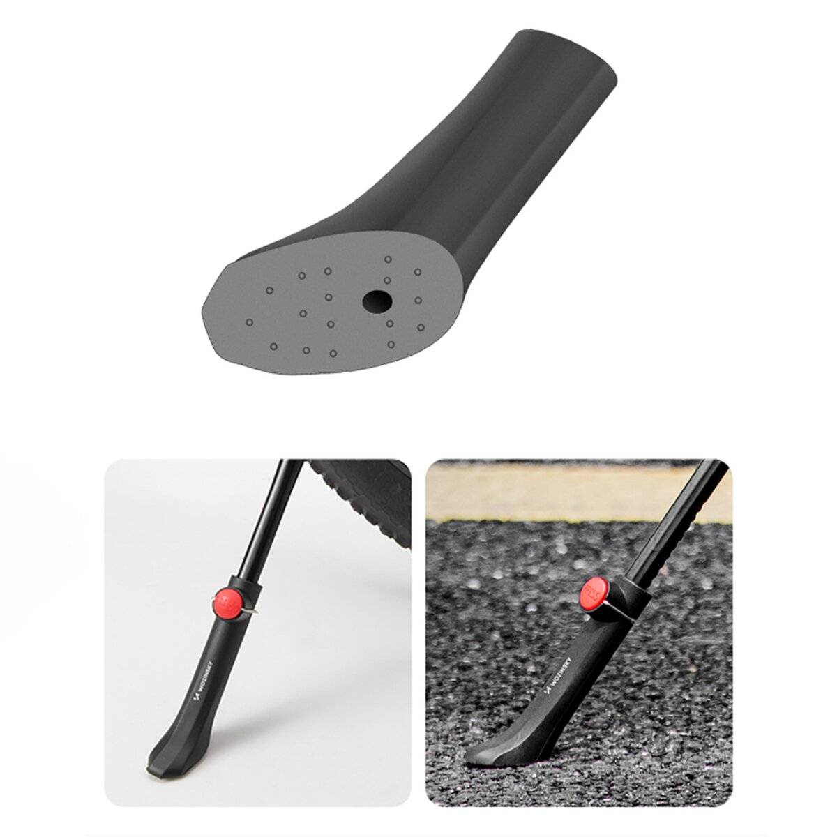 Cavalletto regolabile per bicicletta Wozinsky WSR-01 da 24 a 29 pollici in alluminio nero-3