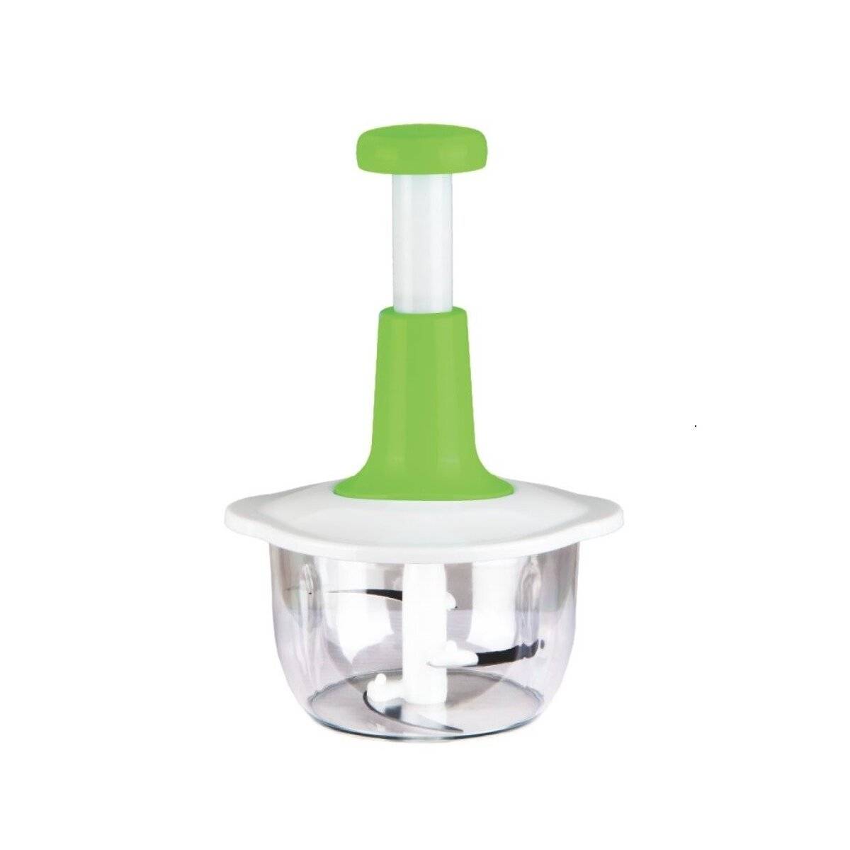 Multi-Cutter e tritatutto manuale - 2000 ml, bianco/verde-0