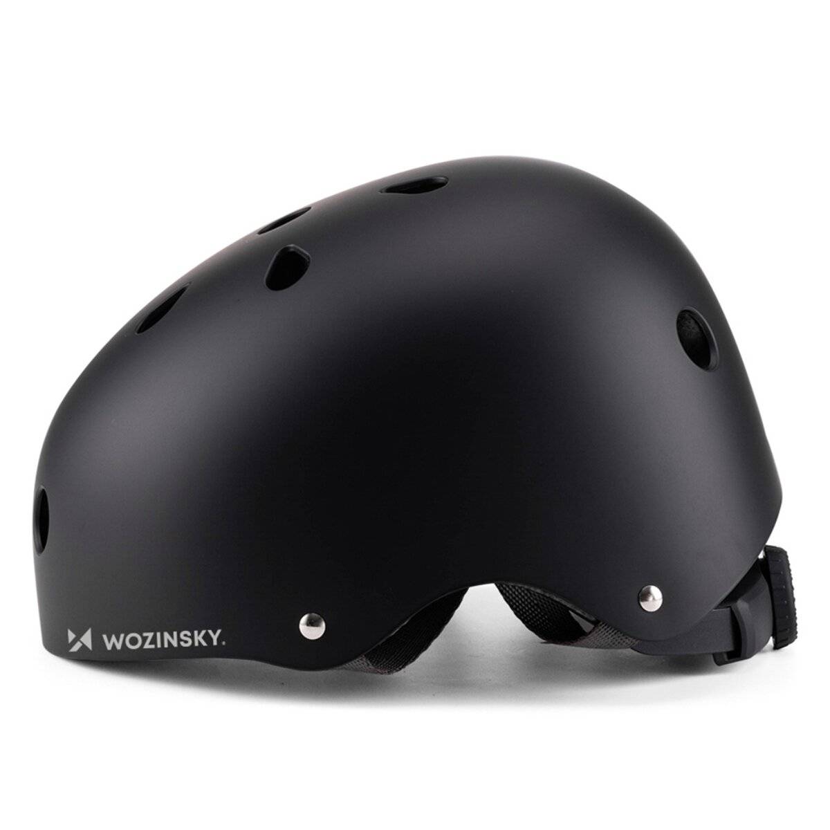 Casco BMX/Scooter Wozinsky taglia M 54-58 cm leggero con ventilazione nero-2