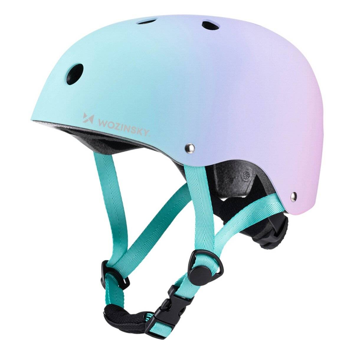 Casco Wozinsky BMX/Scooter taglia S 48-52 cm con rotella di regolazione a 360° rosa-0