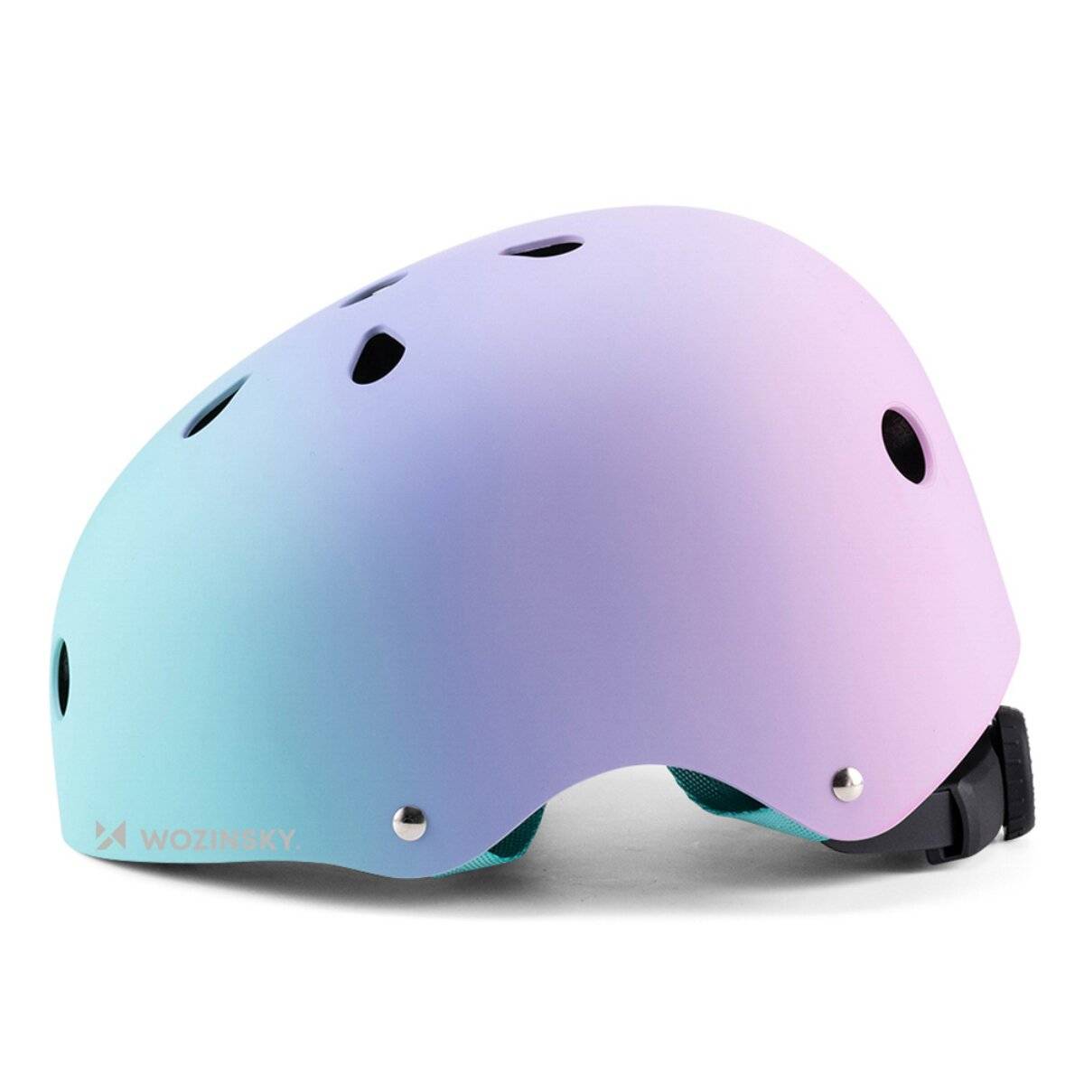 Casco Wozinsky BMX/Scooter taglia S 48-52 cm con rotella di regolazione a 360° rosa-2