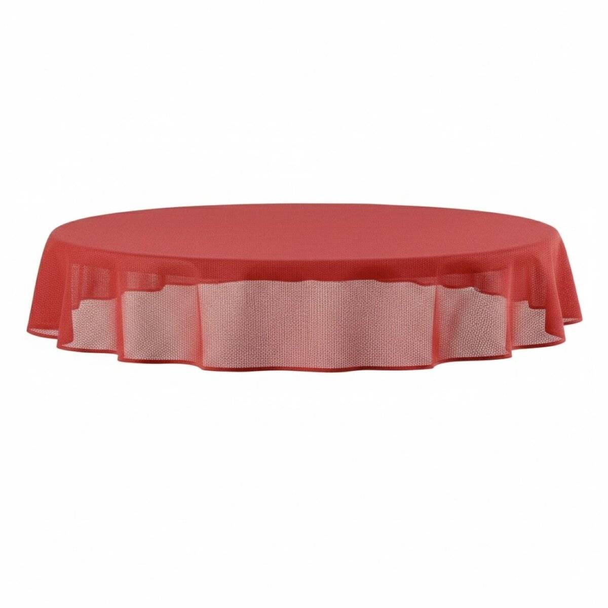 Tovaglia da giardino 160 x 220 cm per giardino, terrazza e balcone - ovale, impermeabile e facile da pulire, rossa-3