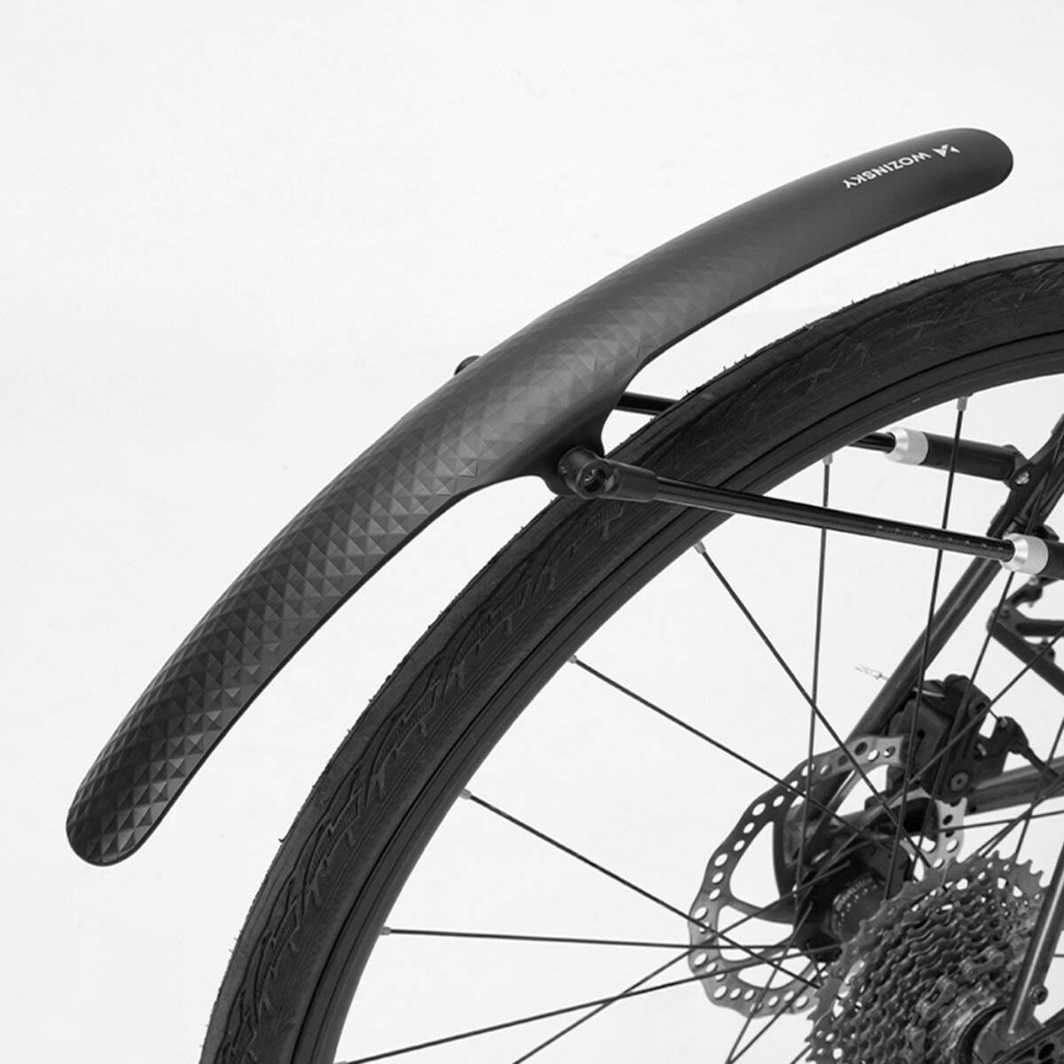 Parafango universale per bicicletta Wozinsky WBR-01, regolabile, 28 x 32 cm, nero-4