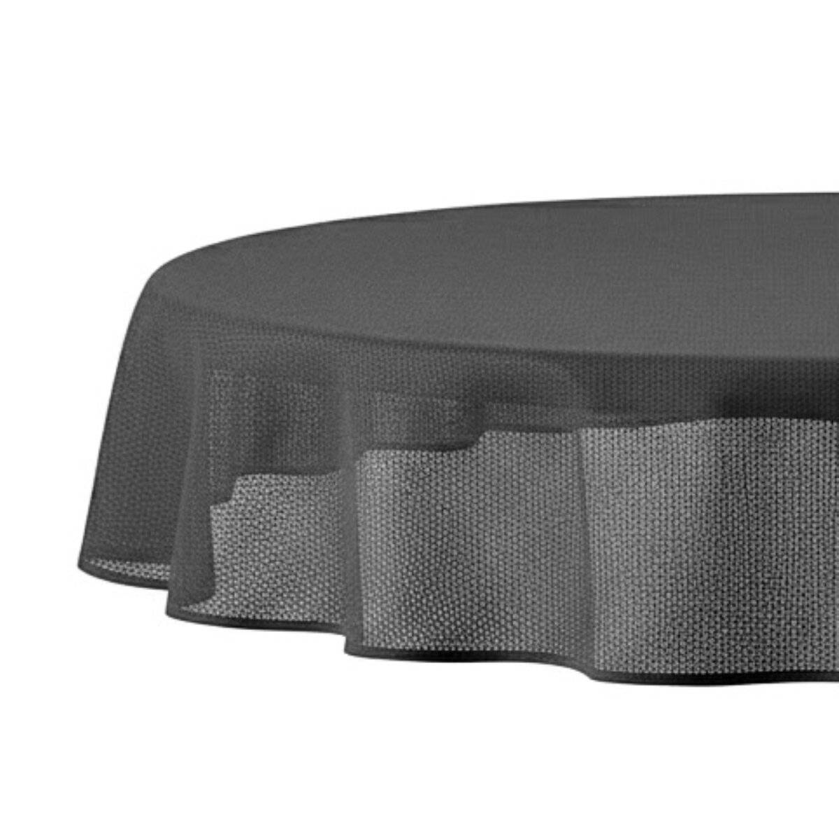 Tovaglia da giardino 140 x 180 cm per giardino, terrazza e balcone - ovale, impermeabile e facile da pulire, antracite-0