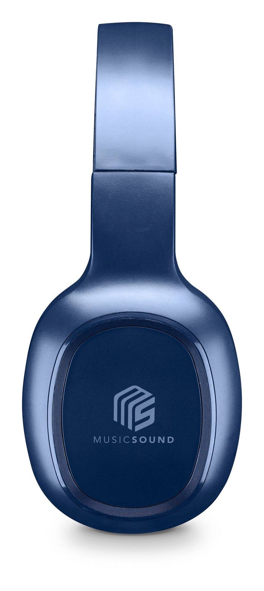 Music Sound HEADBAND BT BASIC - Verkabelt & Kabellos - Anrufe/Musik - 145 g - Kopfhörer - Blau (BTHEADBBASICMSB)-1