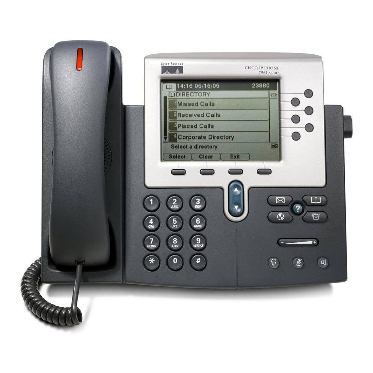 Cisco Ip Phone 7961g Telefono Poe 7961 Aziendale Ufficio A Cornetta Voip-0
