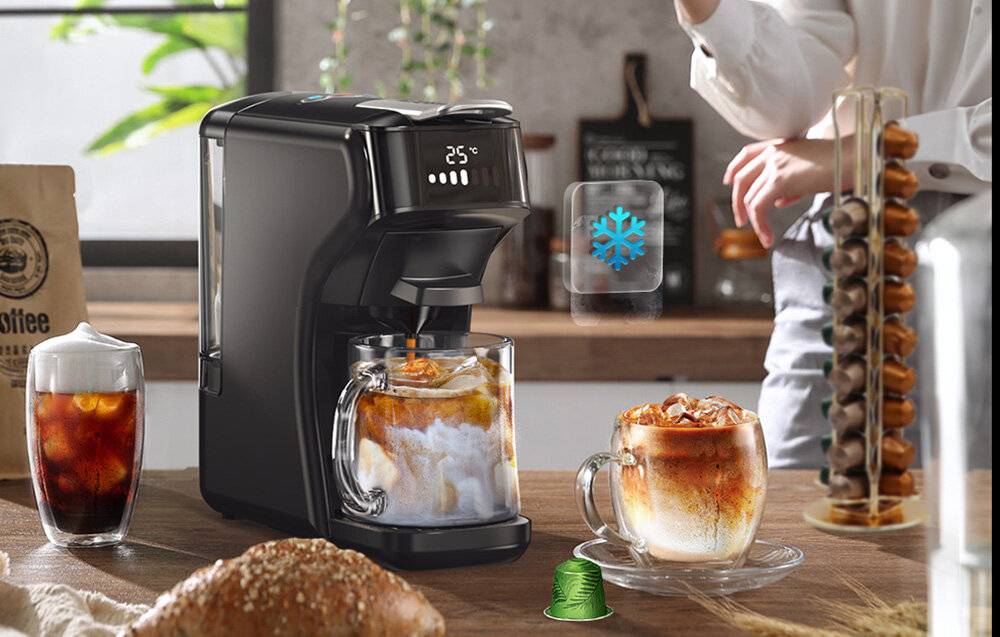 HiBREW - H1B-black - HiBREW 5-in-1-Kapselkaffeemaschine H1B-black (nero)-1