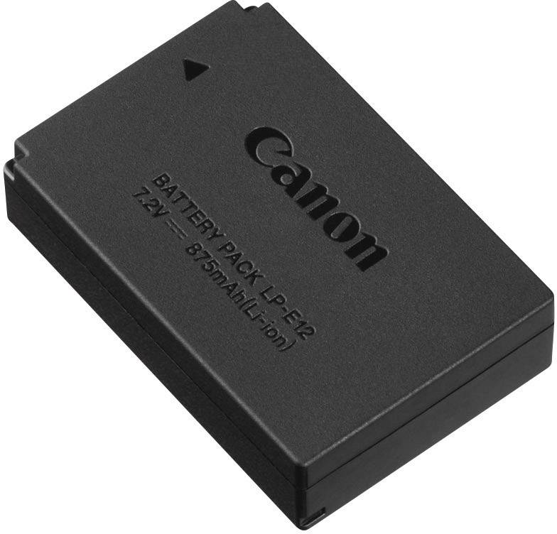 Batteria ricaricabile fotocamera Canon LP-E12 7.2 V 875 mAh 6760B002-0