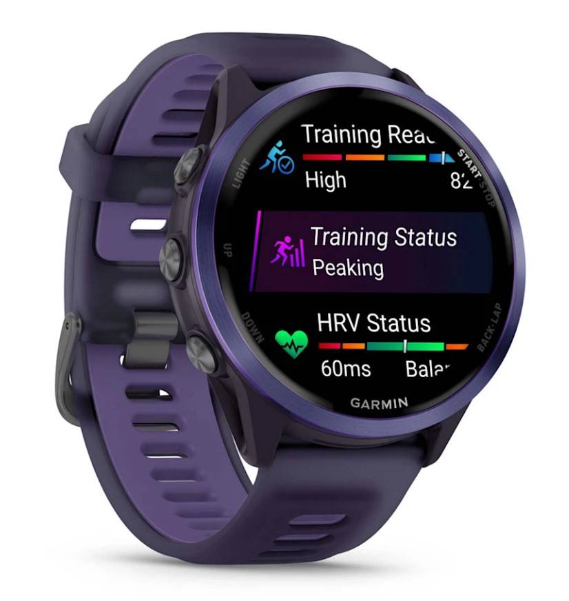 Garmin Forerunner 570 - 47mm Indigo Aluminium Cinturino Imperial Purple Indigo-2