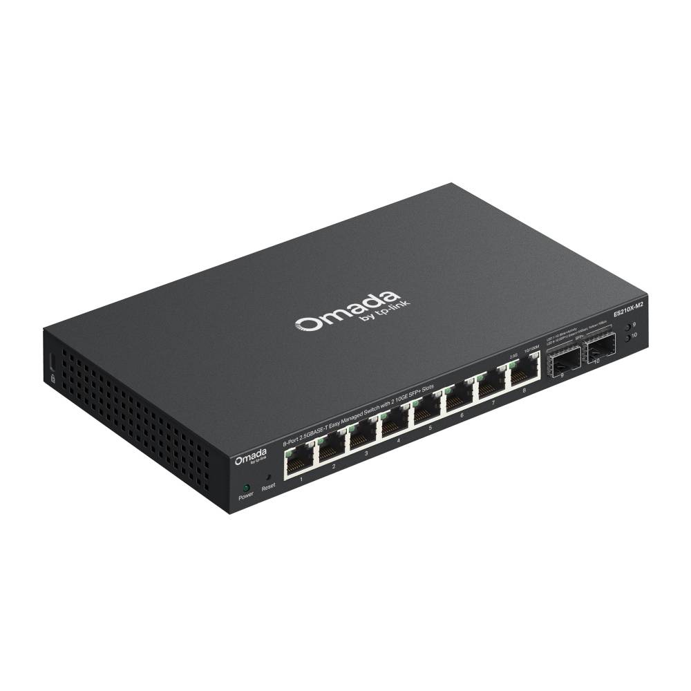 TP-Link ES210X-M2 switch di rete Gestito 2.5G Ethernet (100/1000/2500) Montaggio da desktop/parete Nero-3