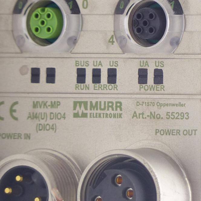 Murrelektronik - 55293 - Murr Elektronik MVK E/A Kompaktmodul MVK-MP AI4 (U) DIO4 (DIO4) | 55293-1