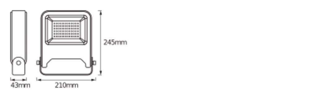 Immagine premio per LEDVANCE ENDURA® FLOOD Warm White L 4058075239678 Faretto a LED per esterni 50 W Colore luce: Bianco caldo