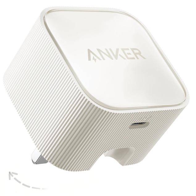 Anker Nano Cuffie Smartphone Orologio intelligente Tablet Bianco AC Ricarica rapida Interno-0