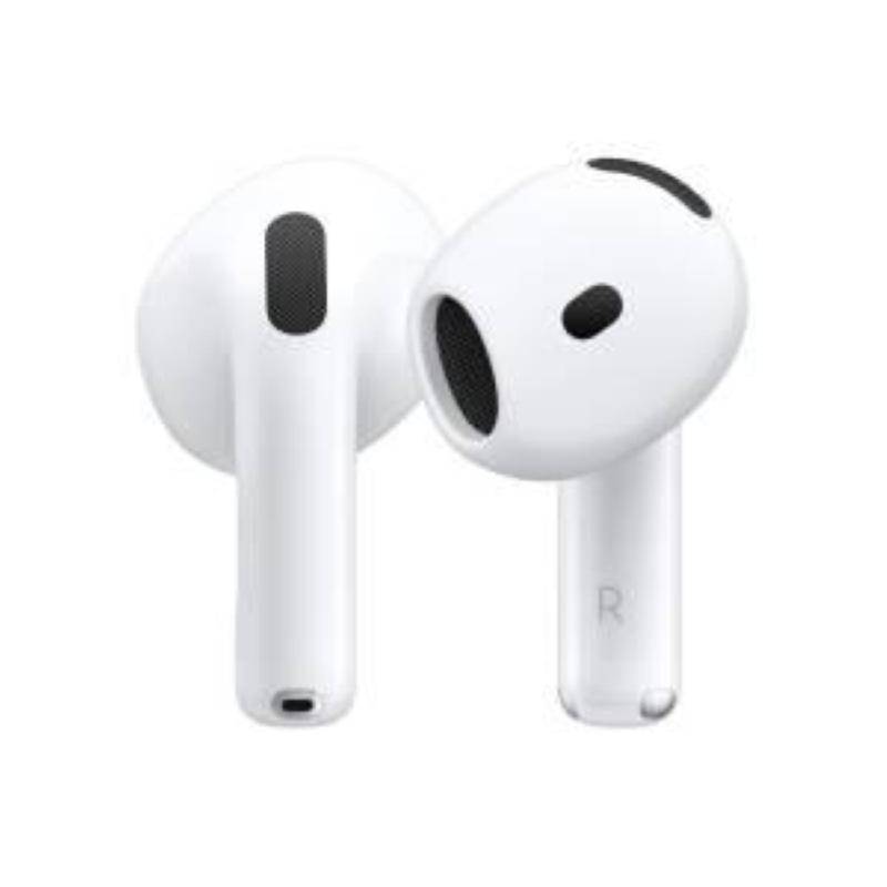 Apple airpods 4 2024 4th gen anc active noise cancellation usb-c con custodia di ricarica bianco-0