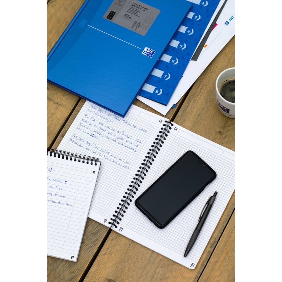 Taccuino OXFORD Oxford Book Essentials A4 lin DIN A4 a righe nero-3