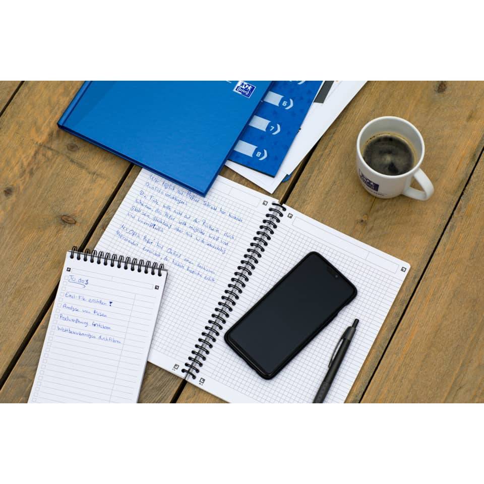 Taccuino OXFORD Oxford Book Essentials A4 lin DIN A4 a righe nero-4