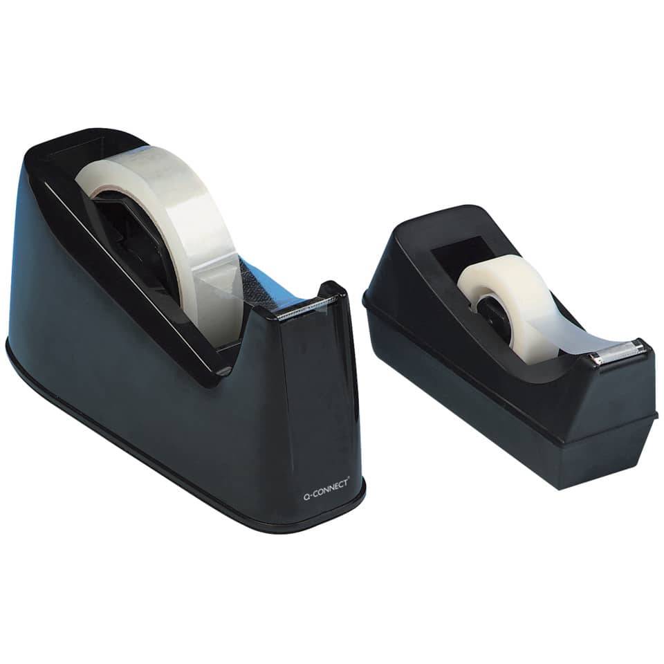 Dispenser per nastro da scrivania Q-Connect nero 19 mm x 33 m KF01294-4