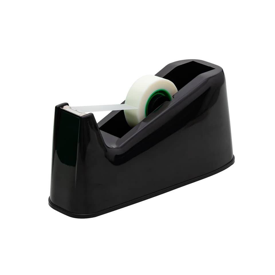 Dispenser per nastro da scrivania Q-Connect nero 25 mm x 33/66 m KF11010-4