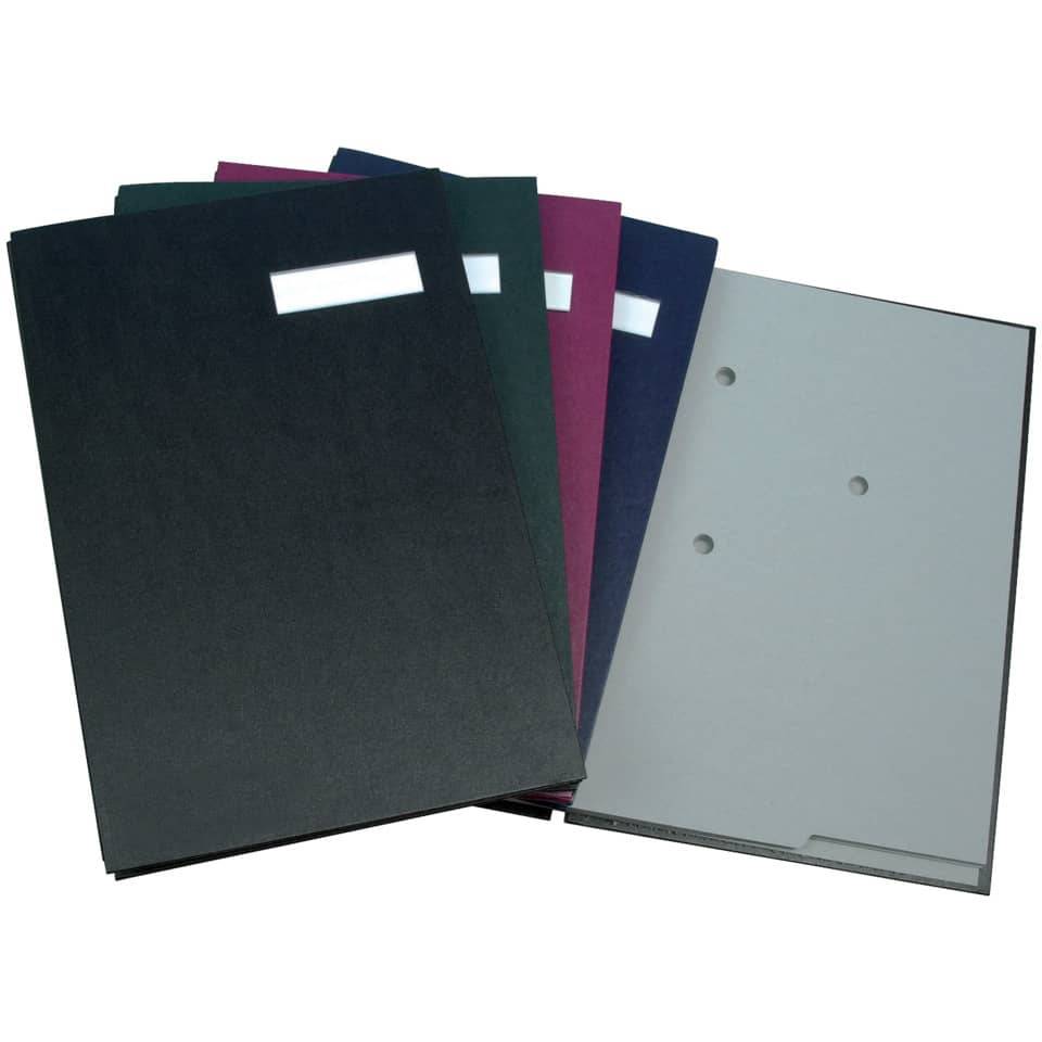 Libro firme Q-Connect 20 pagine 24x35 cm rosso KF31011-3