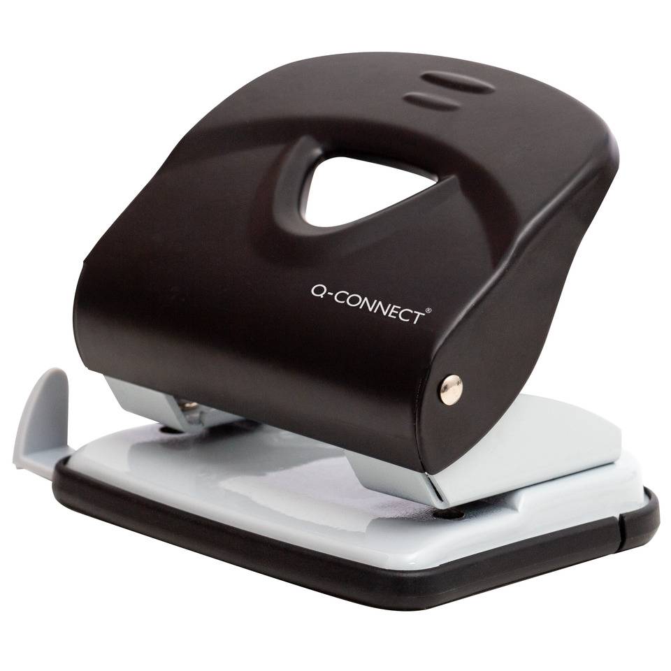 Perforatore a due fori Q-Connect 30 fogli nero KF14220-0