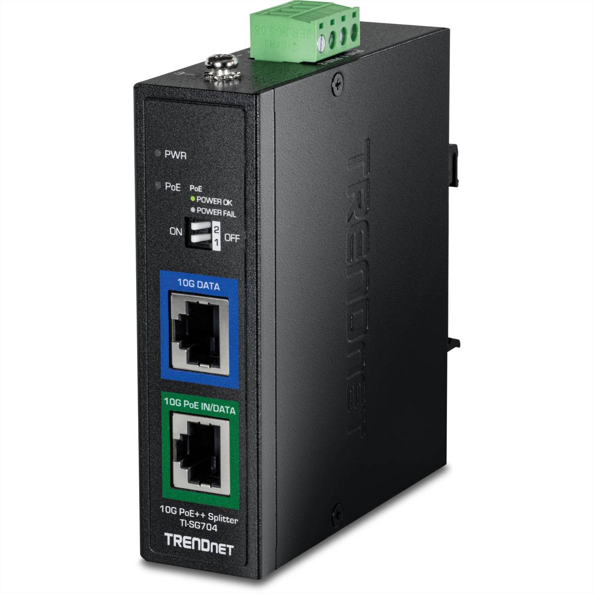 TrendNet TI-SG704 TRENDnet TI-SG704 10G PoE++ Splitter Ind Splitter PoE-0