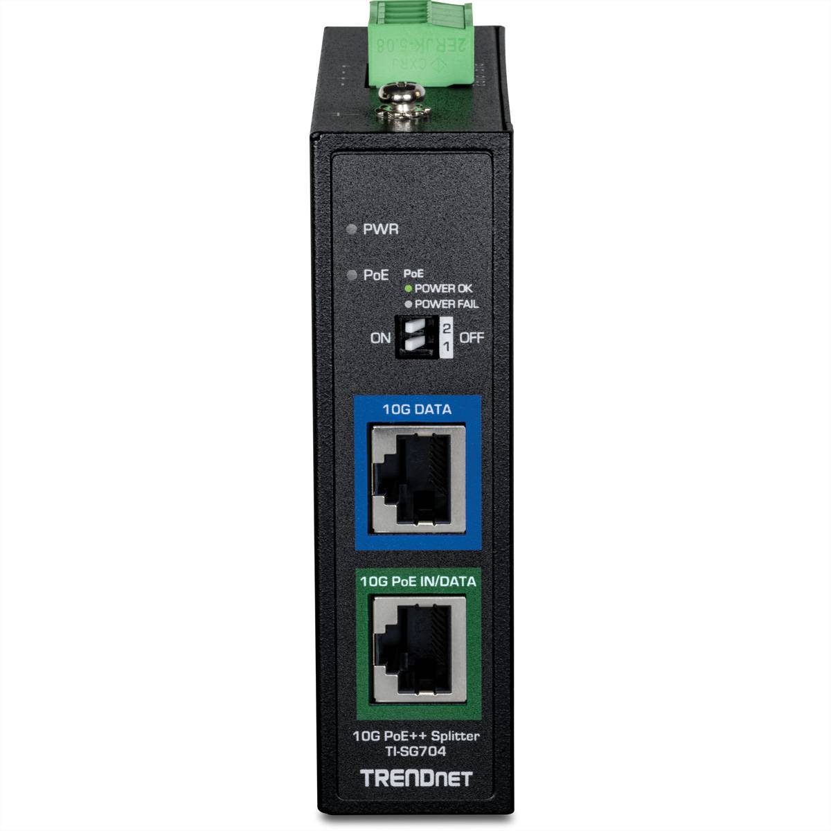 TrendNet TI-SG704 TRENDnet TI-SG704 10G PoE++ Splitter Ind Splitter PoE-4
