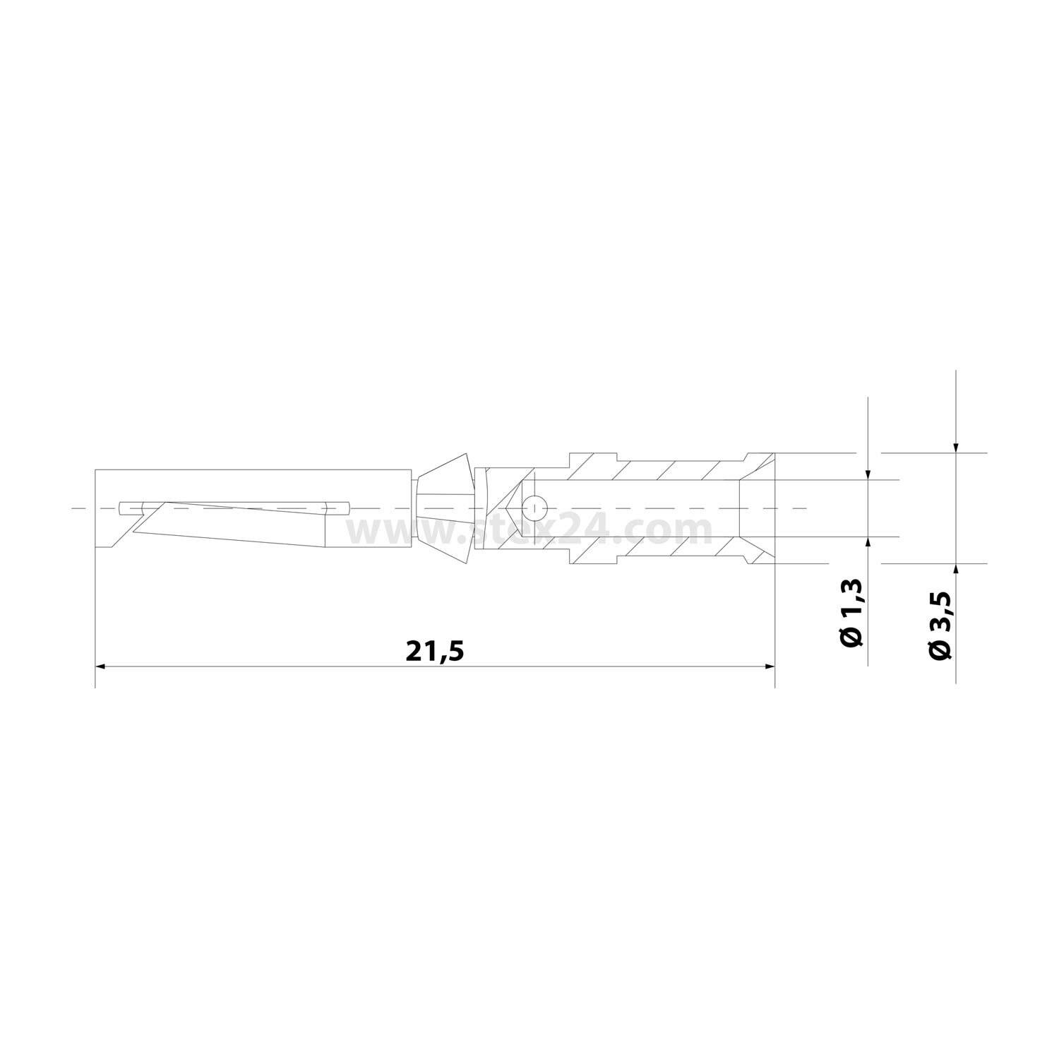 Immagine simbolo per Harting 9150006205, 100x -05713140022089