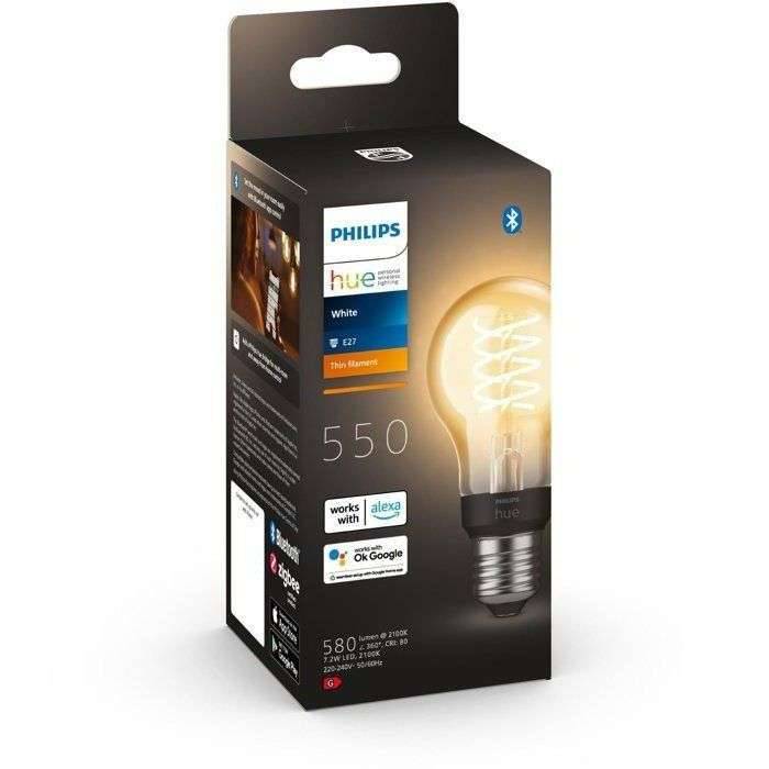 HUE WHITE FILAMENT LAMP A60 E27 40W HUE WHITE FILAMENT LAMPADINA A60 E27 40W-1