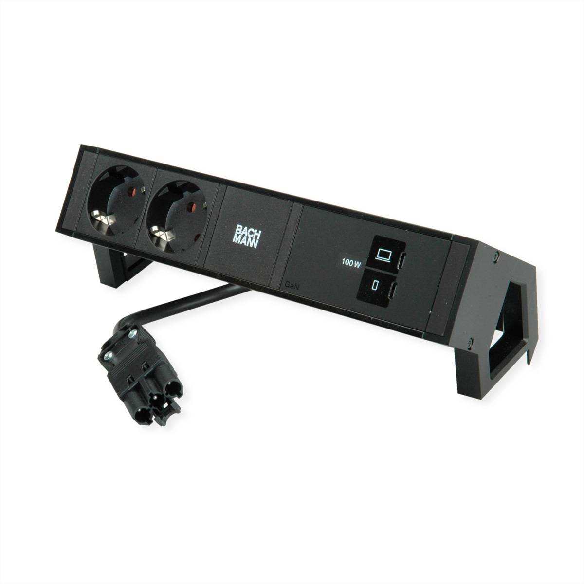 Bachmann BACHMANN DESK2 2x CEE7/3, USB-C, USB-Cha Coperchio 1 pz.-3