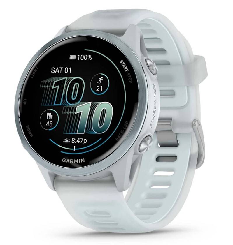 Garmin Forerunner 570 - 42mm Cloud Blue Cinturino Whitestone Cloud Blue-0